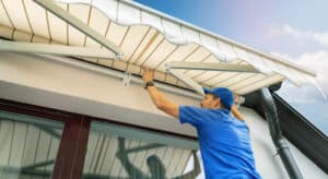 Awnings with Technician e1681497176417