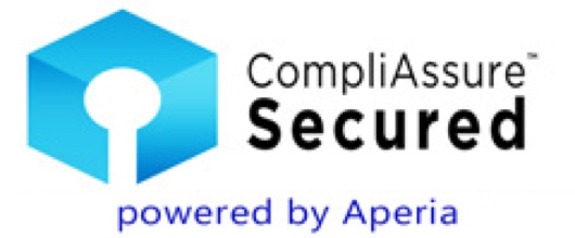 CompliAssure Secured powered by Aperia Logo/Mark