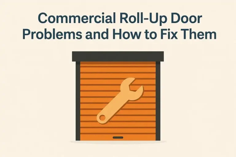 5 Commercial Roll Up Door Problems and How to Fix Them