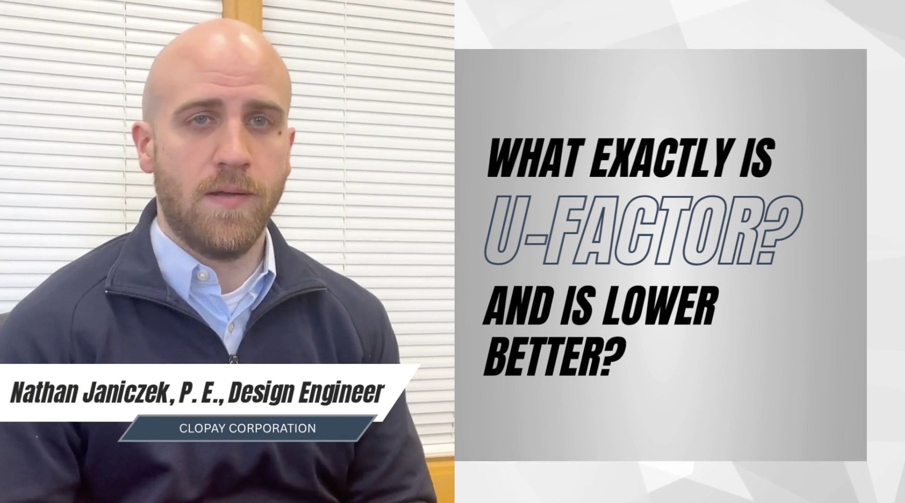 U-Factor vs. R-Value