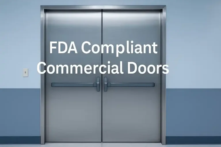 FDA Compliant Commercial Doors What You Need to Know