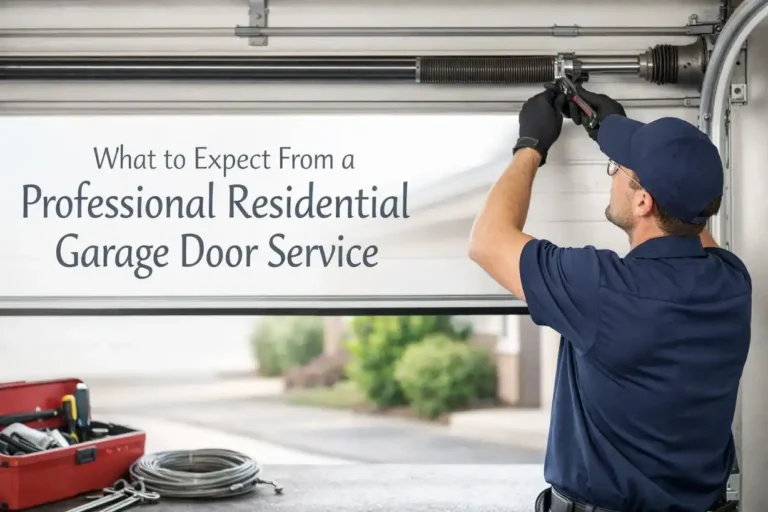What to Expect from a Professional Residential Garage Door Service