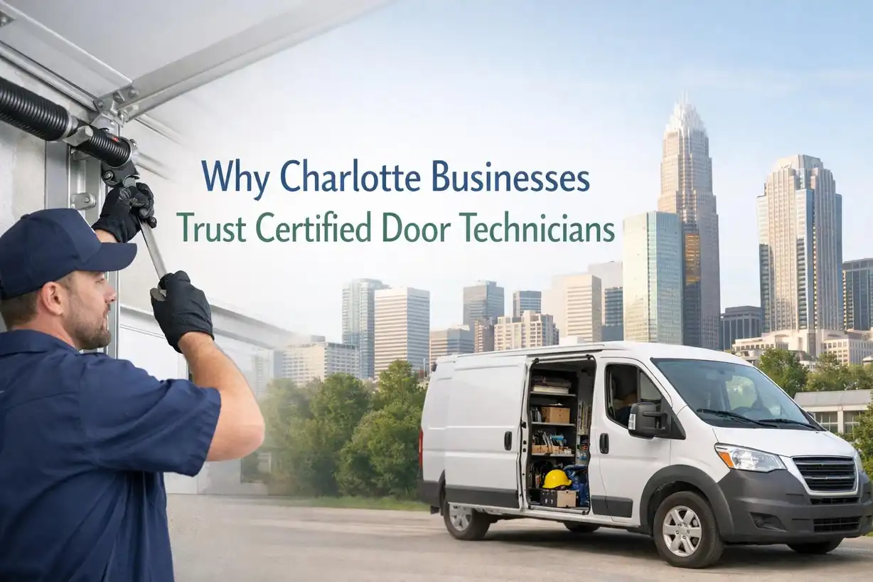 Why Charlotte Businesses Choose Certified Door Technicians
