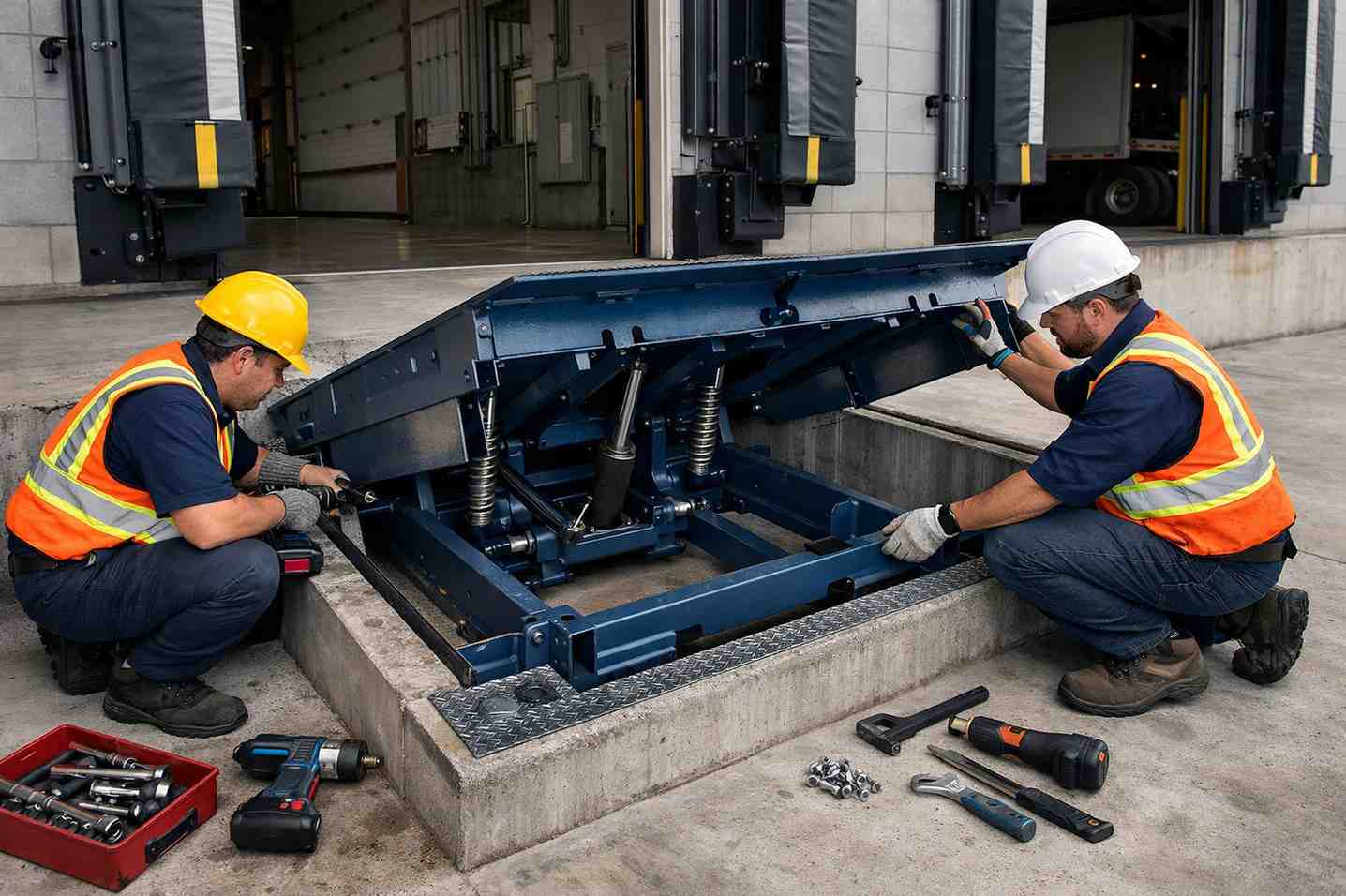Dock Leveler Installation