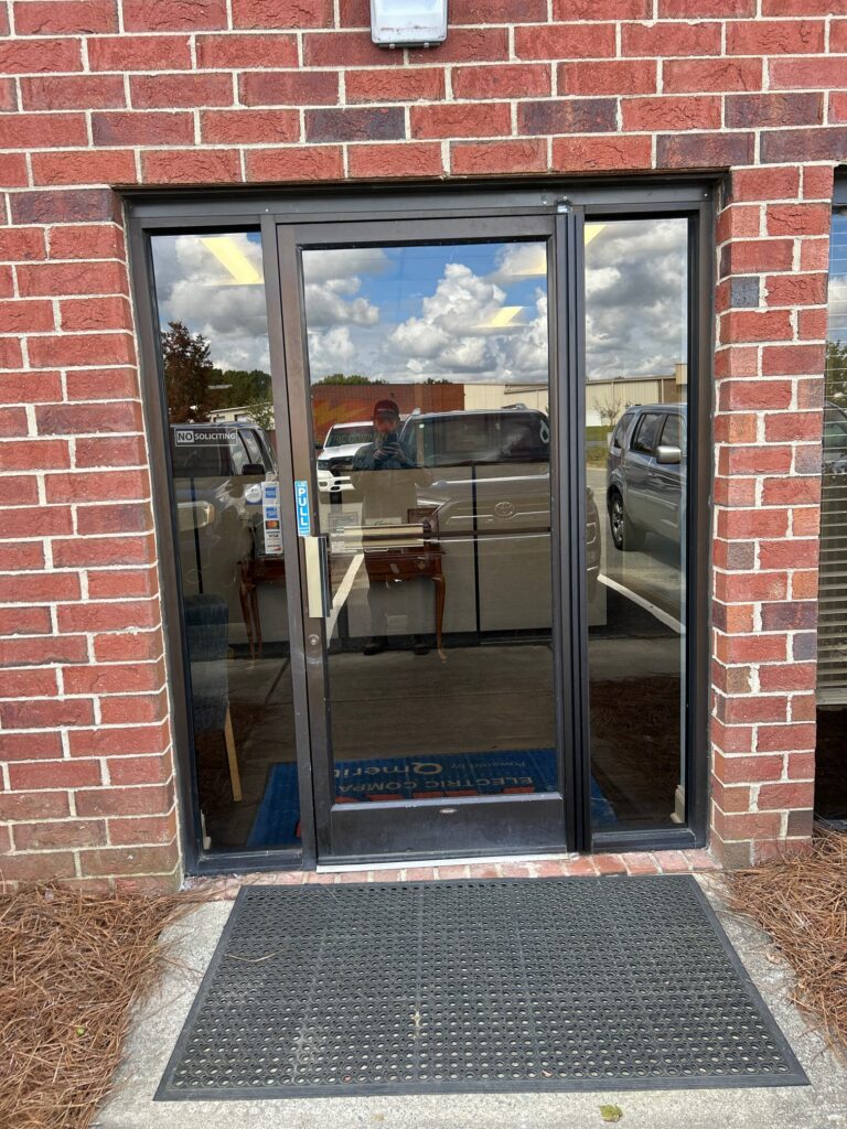 H Glass aluminum entry door glass replacement service by RCI Doors™ in Union County